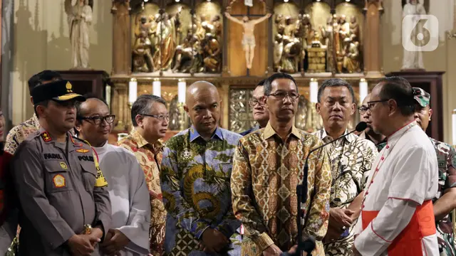 Bersama Forkopimda DKI Jakarta, Heru Budi Hartono Tinjau Gereja Katedral