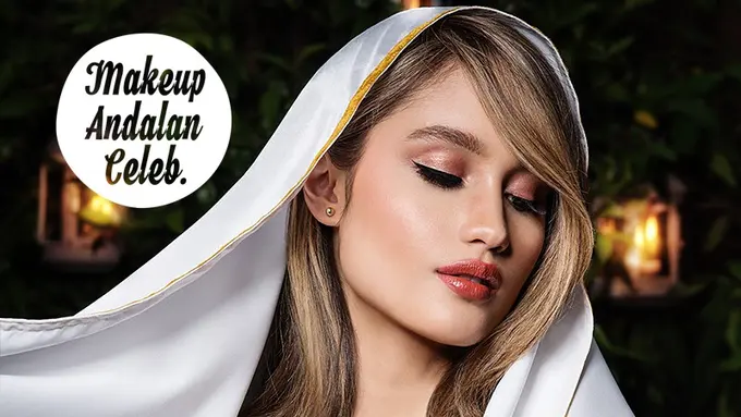 [Bintang] Makeup Andalan Seleb: Dari Berhijab Sampai Berpakaian Gamis, Cinta Laura dengan Makeup Glowing Earthy Tone