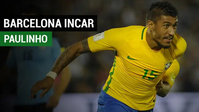 VIDEO: Perkuat Lini Tengah, Barcelona Incar Paulinho