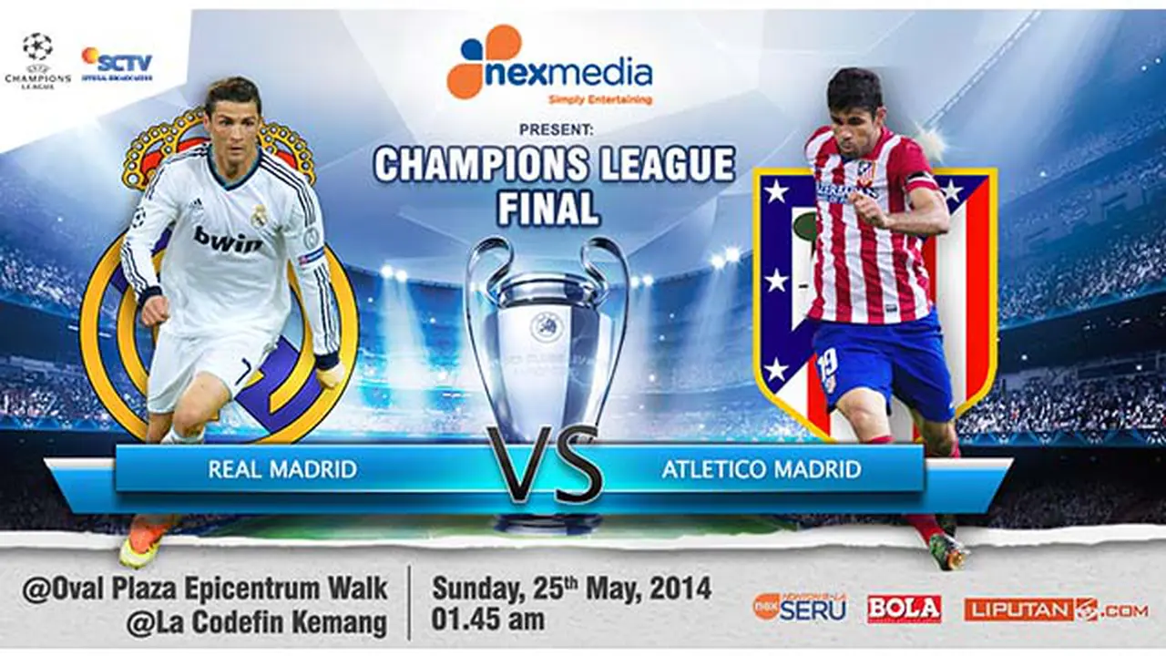 Lokasi Nonton Bola Seru Final Liga Champions bersama Nexmedia