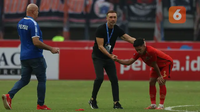 Ekspresi Pemain Persija Jakarta Setelah Pertandingan Melawan Persib Bandung