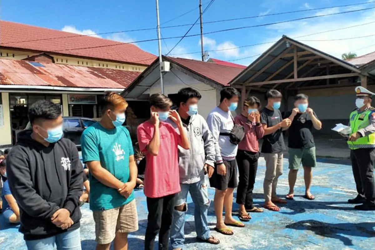 Para pelaku yang didominasi kalangan remaja tersebut, diamankan dalam sebuah operasi dalam rangka menindaklanjuti keluhan masyarakat Minahasa.