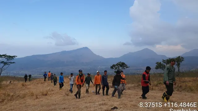 Kebakaran di Kaki Gunung Rinjani Hanguskan 95 Hektare Hutan Gomongan, Pendaki Diminta Waspada