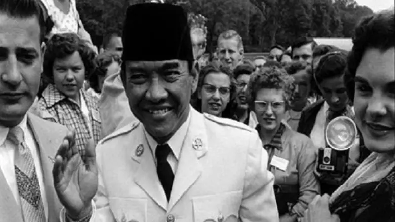 5-12-1957-Sinterklas Hitam-Bung Karno-Warga Belanda-Irian Barat