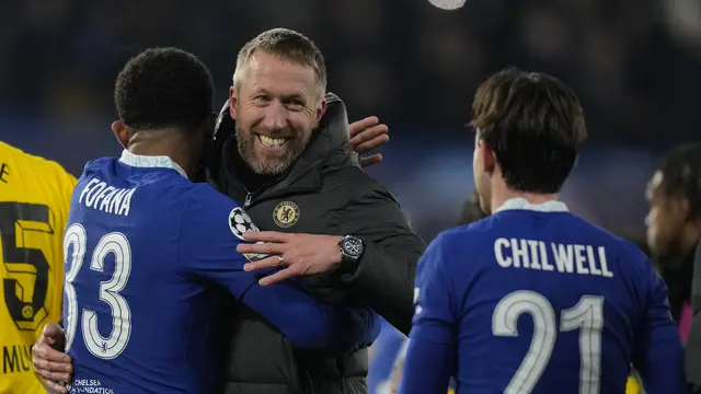 Kegembiraan Graham Potter Antar Chelsea Lolos ke Perempatfinal Liga Champions
