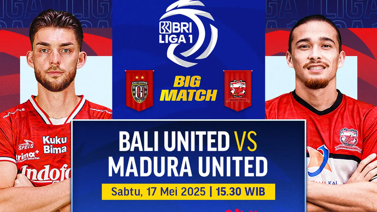 Link Siaran Langsung BRI Liga 1: Bali United vs Madura United di Vidio Akhir Pekan Ini