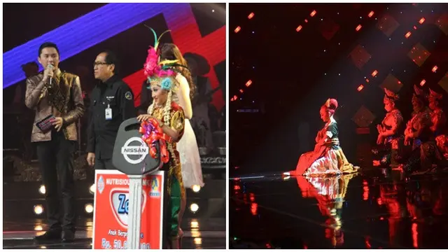 6 Beda Penampilan Sandrina IMB saat Jadi Peserta dan Bintang Tamu, Tetap Memukau
