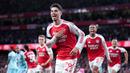 Gol tunggal Kai Havertz menjadi penentu tiga poin yang semakin mendekatkan The Gunners ke mahkota Premier League pertama mereka dalam 22 tahun terakhir. (John Walton/PA via AP)