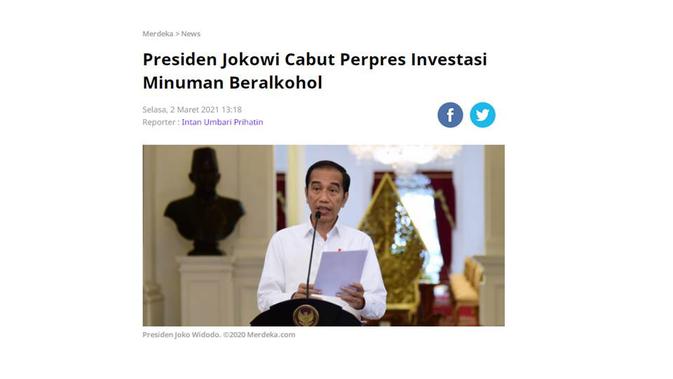 <p>Cek fakta peraturan Jokowi</p>