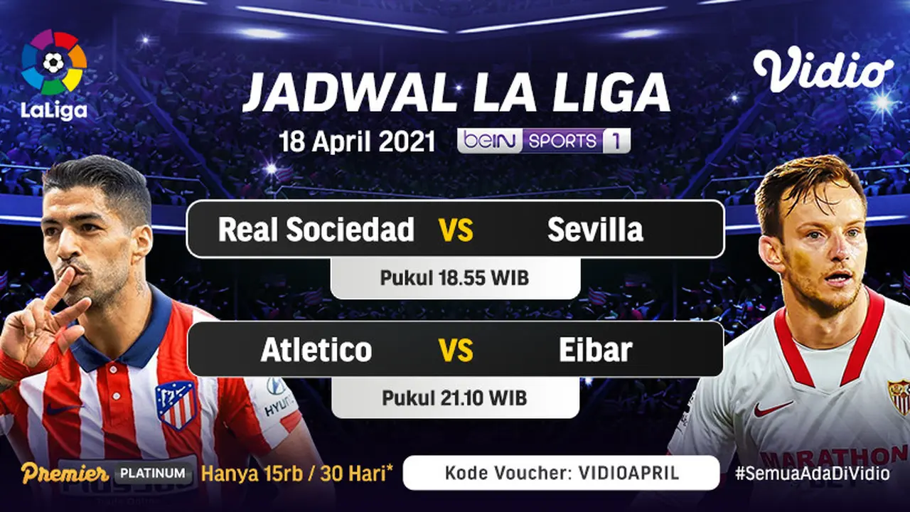 Jadwal Liga Spanyol di Vidio