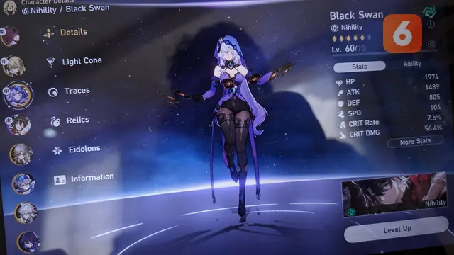 Honkai: Star Rail Versi 2.0 Mengenal Black Swan dan Sparkle