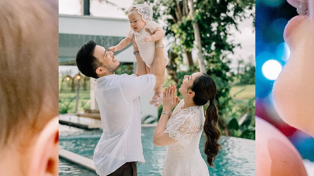 Jessica Mila Rayakan Natal Bersama Keluarga, Ekspresi Baby Kyarra Bikin Gemas