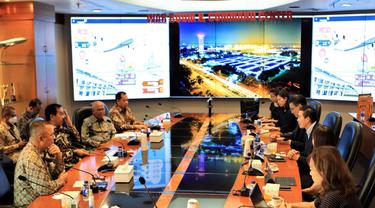 PT Angkasa Pura II dan Changi Airport Group kembali menggelar pertemuan kedua di kawasan Bandara Soekarno-Hatta, Tangerang, pada Rabu 3 Agustus 2022