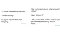 Percakapan Orang Jakarta yang Bikin Geleng Kepala (sumber: Instagram/@overheardjkt)