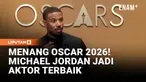 Aktor Michael B. Jordan berbicara setelah memenangkan penghargaan Aktor Terbaik di ajang Academy Awards atau Oscar 2026. Ia meraih piala tersebut lewat perannya dalam film “Sinners”.