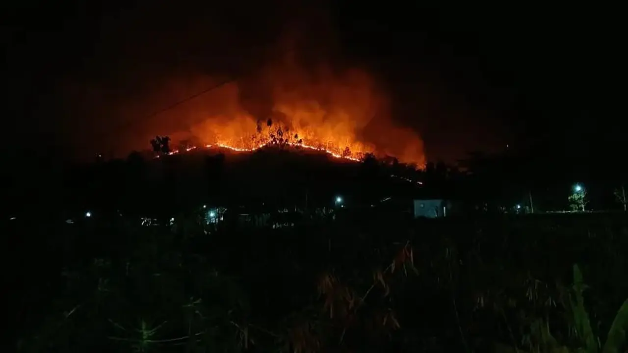 Kebakaran Hutan di Ponorogo Meluas