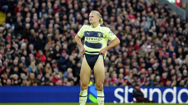 Foto: Mesin Gol Haaland Macet di Kandang Liverpool, Berujung pada Kekalahan Pertama Manchester City di Liga Inggris