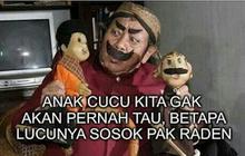 Pak Raden meninggal, meme duka cita bertebaran di dunia maya
