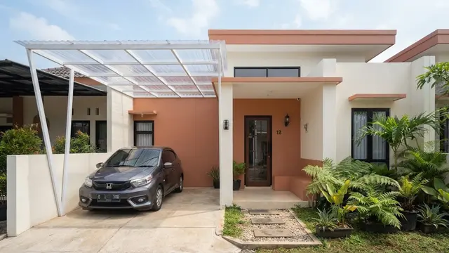 Terracotta Lembut dan Putih Gading untuk Aksen yang Tidak Berlebihan