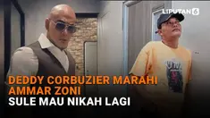 Mulai dari Deddy Corbuzier marahi Ammar Zoni hingga Sule mau nikah lagi, berikut sejumlah berita menarik News Flash Showbiz Liputan6.com.