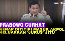 VIDEO: Jurus Jitu Prabowo Saat Dititipi Anak Kawan Masuk Akpol