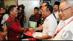 Tim pengacara Prabowo Subianto-Hatta Rajasa datangi Mahkamah Konstitusi (Liputan6.com/Andrian M Tunay)