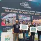 Majelis Hukama Muslimin (MHM) meraih penghargaan sebagai stan terbaik dalam Islamic Book Fair 2023. (Ist)