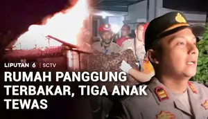 Rumah Panggung Terbakar, Tiga Anak Tewas