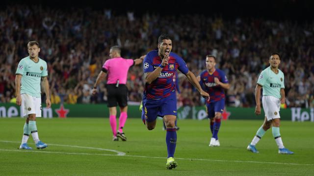 Barcelona vs Inter Milan: Dua Gol Suarez Menangkan Blaugrana