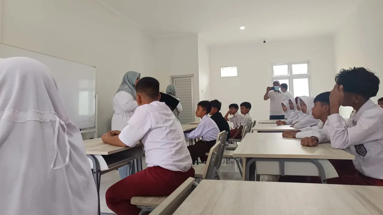 Ilustrasi siswa di Kota Sukabumi.