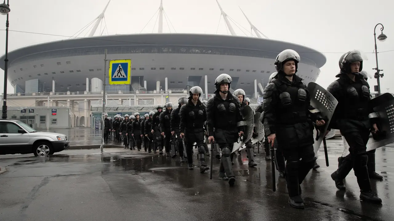 Jelang Piala Dunia 2018, Polisi Anti Huru-Hara Rusia Bersiap Amankan Turnamen