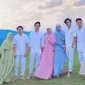 Adam Musik dan para istri masing-masing. (Ist)