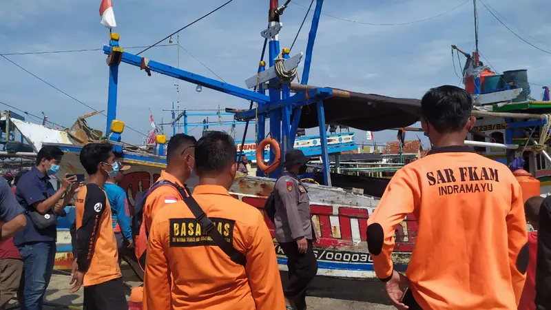 Proses pencarian 17 ABK Kapal MV Barokah Jaya