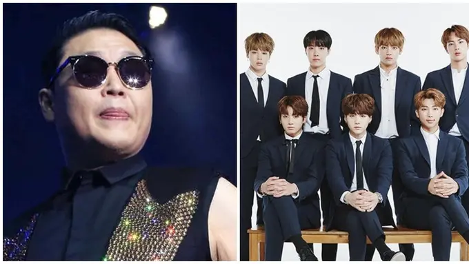 [Bintang] Kebanggaan PSY pada BTS yang Bakal Tampil di AMA 2017