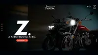 Kawasaki meluncurkan micro site khusus seri Z 50th Anniversary.