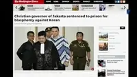 Majelis hakim PN Jakarta Utara menjatuhkan hukuman dua tahun penjara kepada Gubernur DKI Jakarta Basuki Tjahaja Purnama atau Ahok. (Liputan 6 SCTV)