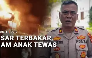 Pasar Terbakar, Enam Anak Tewas