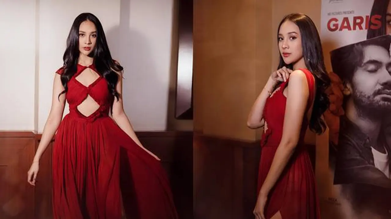7 Gaya Anya Geraldine di Gala Premier Film Baru Bersama Reza Rahadian