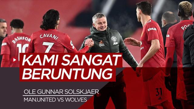 Berita video wawancara Ole Gunnar Solskjaer soal keberuntungan Manchester United bisa kalahkan Wolverhampton di Liga Inggris, Rabu (30/12/20)