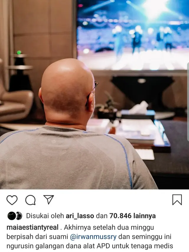 Unggahan Maia Estianty. (Foto: Instagram @maiaestiantyreal)