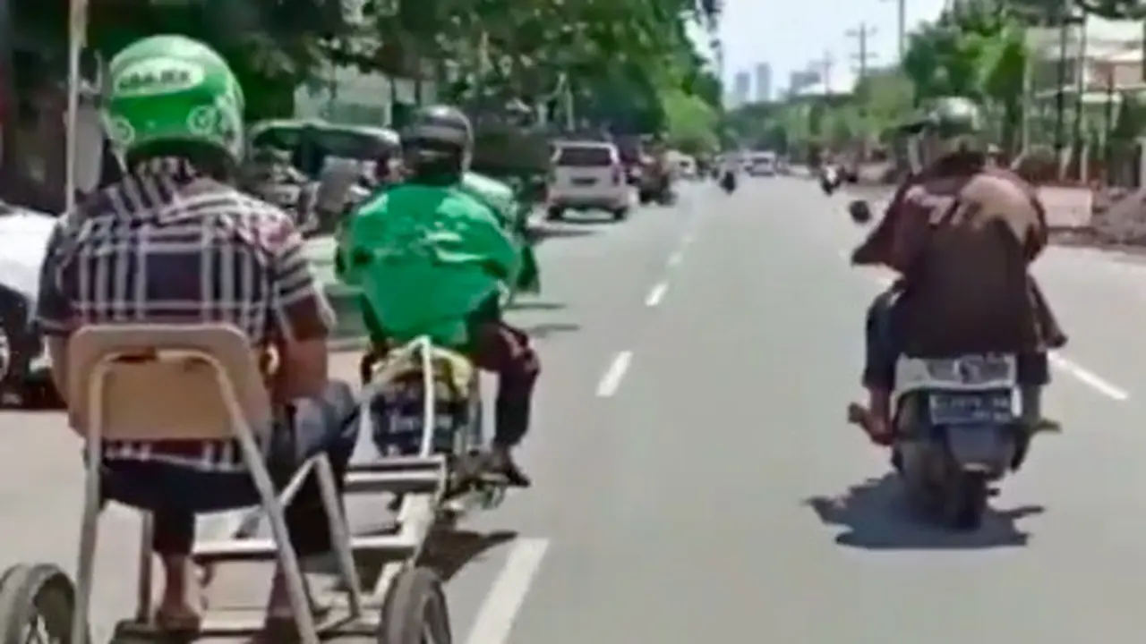 Cara Driver Ojek Terapkan Social Distancing