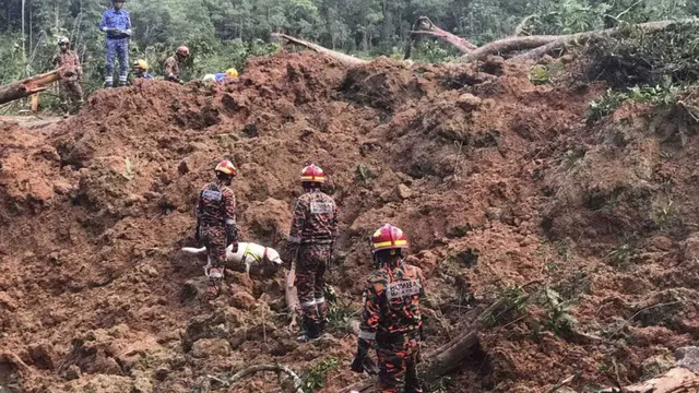 Wisata Perkemahan di Malaysia Longsor, Puluhan Orang Tewas