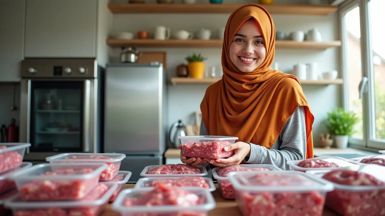 cara menyimpan daging kurban di kulkas