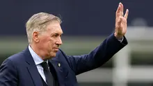 Juru taktik kawakan Carlo Ancelotti akan memimpin timnas Brasil di Piala Dunia 2026. (AFP/Maddie Meyer/Getty Images)