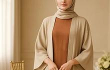 8 Model Long Dress Polos Kombinasi Outer Kimono Terbaru 2025, Bisa untuk Nongkrong hingga Pesta
