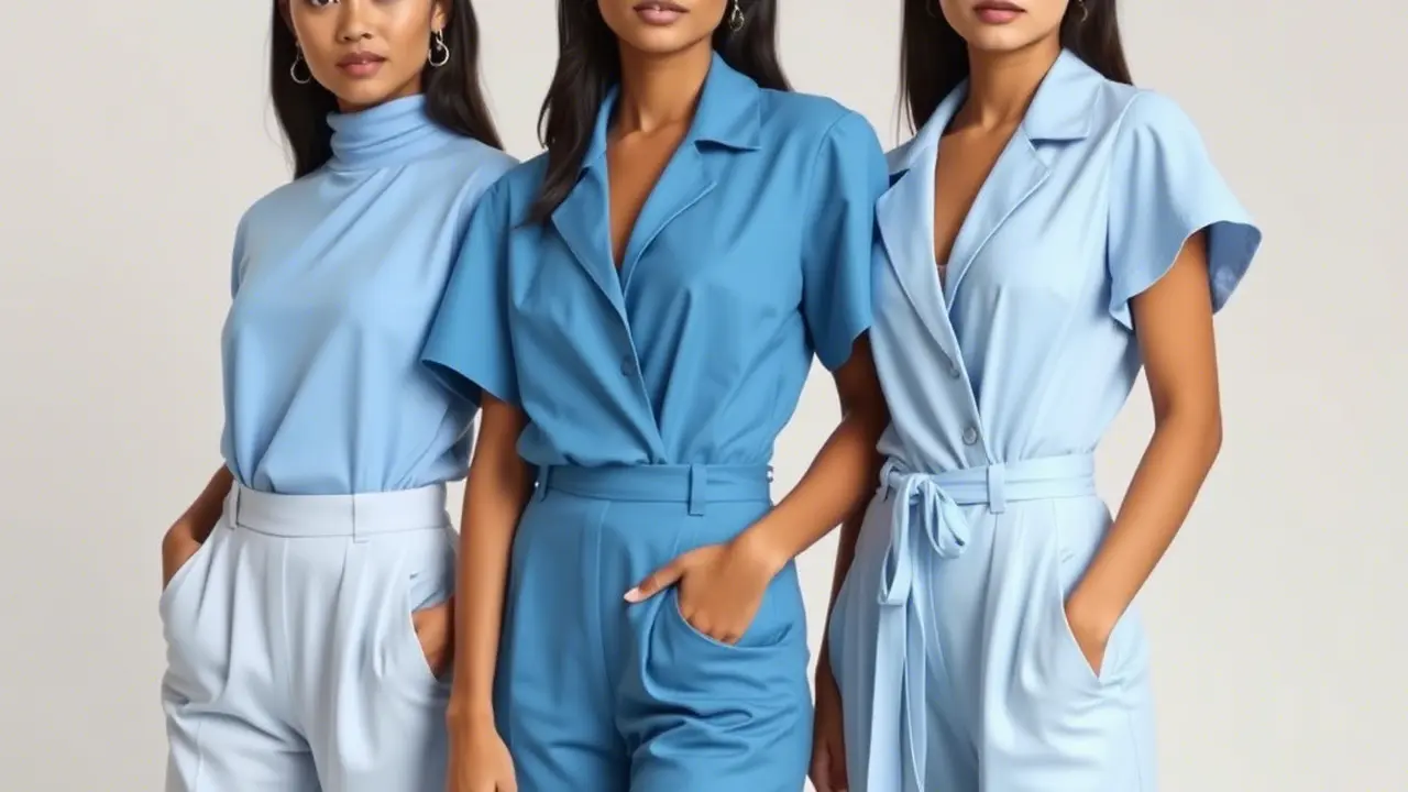 Warna Biru yang Harus Dihindari Kulit Sawo Matang