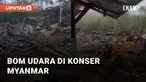 Serangan bom menimpa warga sipil di Kachin, Myanmar pada Minggu (23/10/2022) malam. Terjadi saat Organisasi Kemerdekaan Kachin menggelar konser sebagai perayaan hari jadi. Setidaknya empat bom dijatuhkan dari udara menewaskan 80 orang.