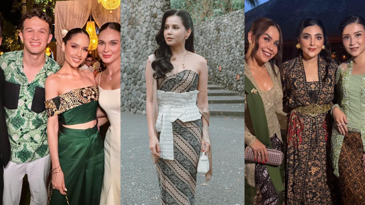 Sentuhan Wastra di Busana Tamu Undangan Pernikahan Luna Maya dan Maxime Bouttier, dari Cinta Laura, Yunita Siregar, hingga Ashanty