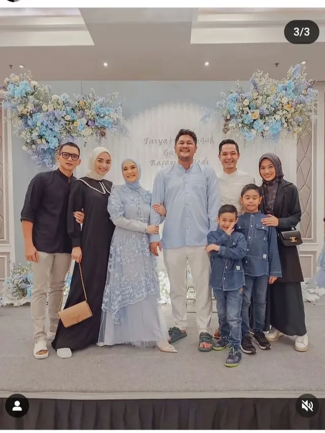 Tasyakuran Akikah Gavin Rafaeyza Redi anak Ryana Dea dan Puadin Redi (Foto: instagram ichasoebandono)