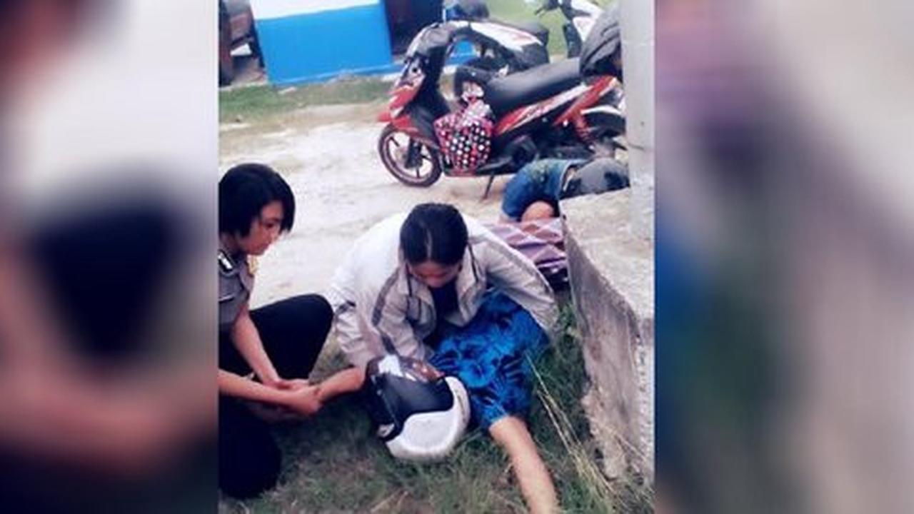 Tak sempat ke RS, seorang ibu di Pekanbaru melahirkan di Pos Polisi